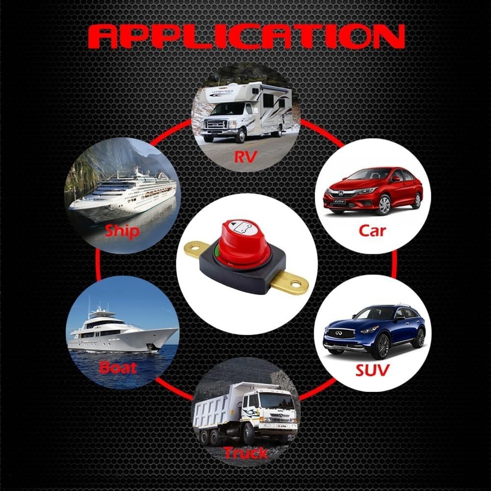 Compact Battery Disconnect Switch - Ideal for GM Side Post Applications