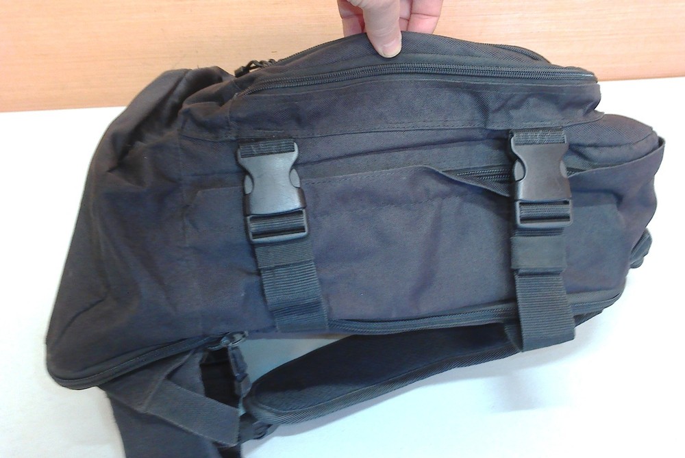 Code Alpha Black Expandable Backpack Hiking Pack