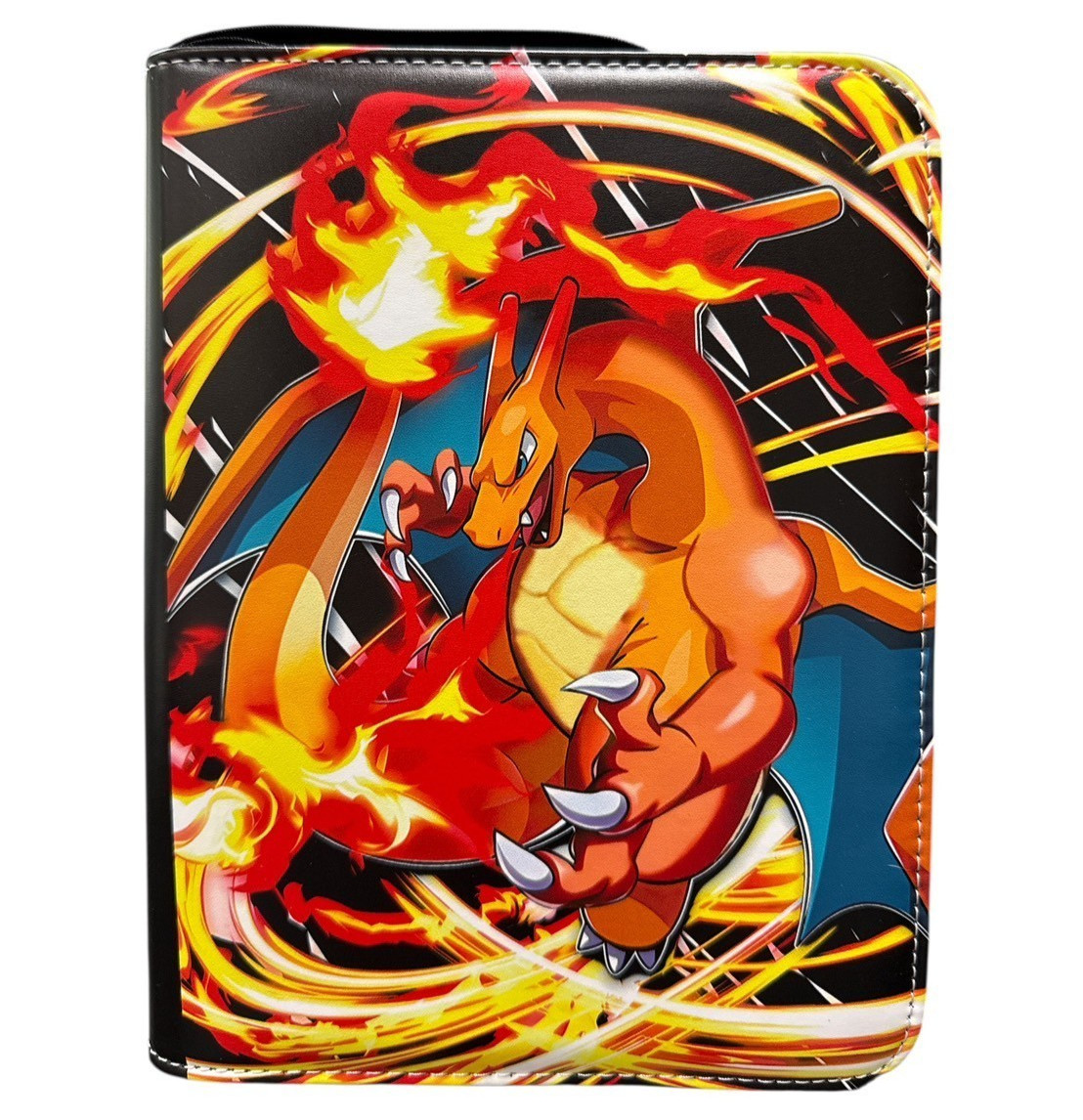 Charizard Card Binder for Pokemon Cards Holder 400 Cards w/ 50 Removable Sleeves