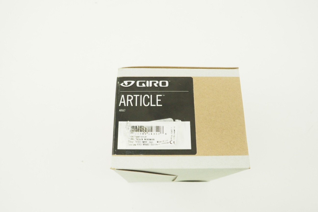 New! Giro Article Adult Winter Sport Goggles Black Wordmark w/ VIVID Ember Lens