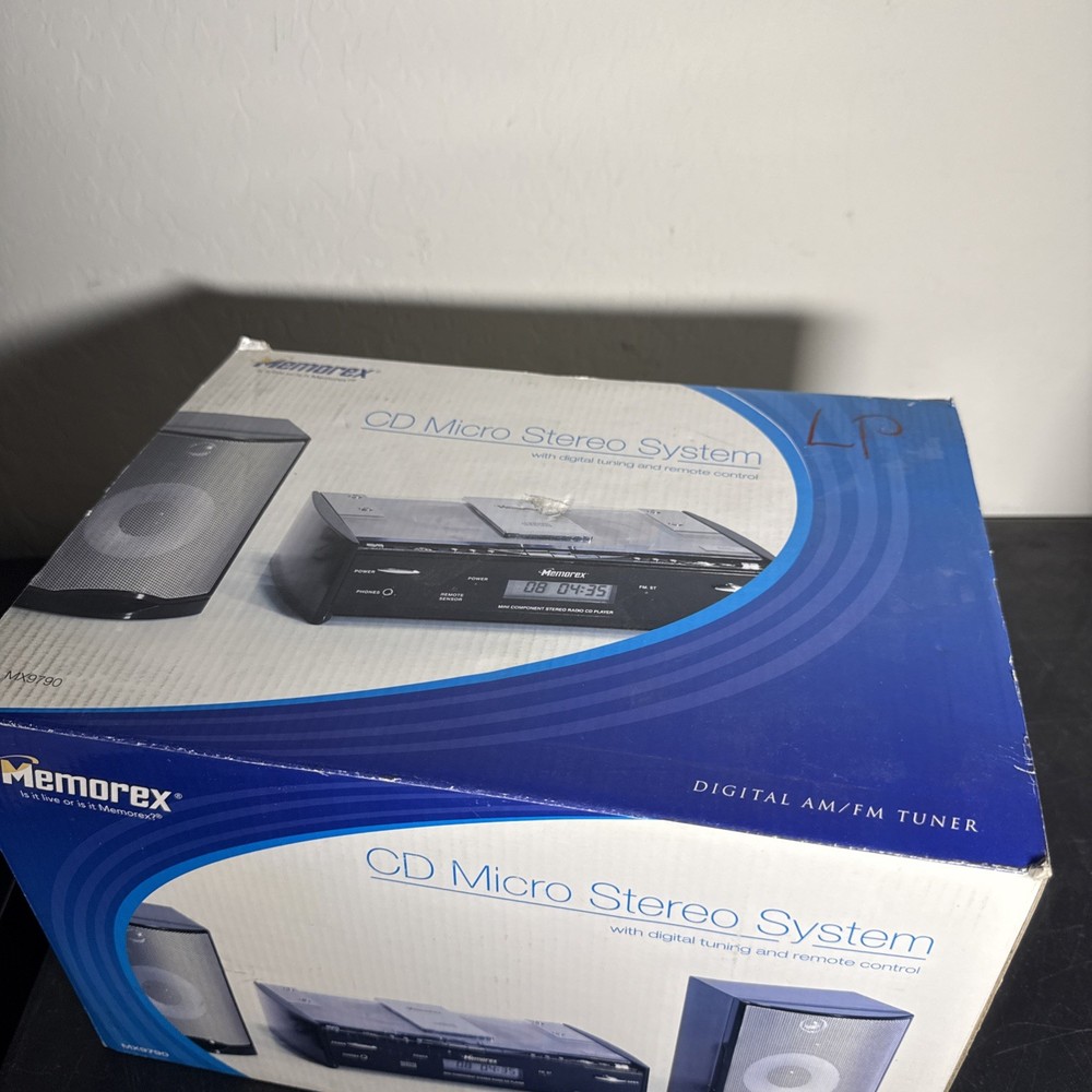 Memorex MX9790 CD Micro Stereo system New In Box