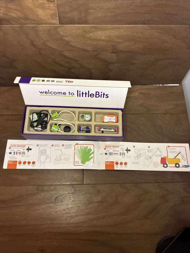 Little Bits Premium Kit 14 Bits Modules Magnet Magic STEM Science Parts