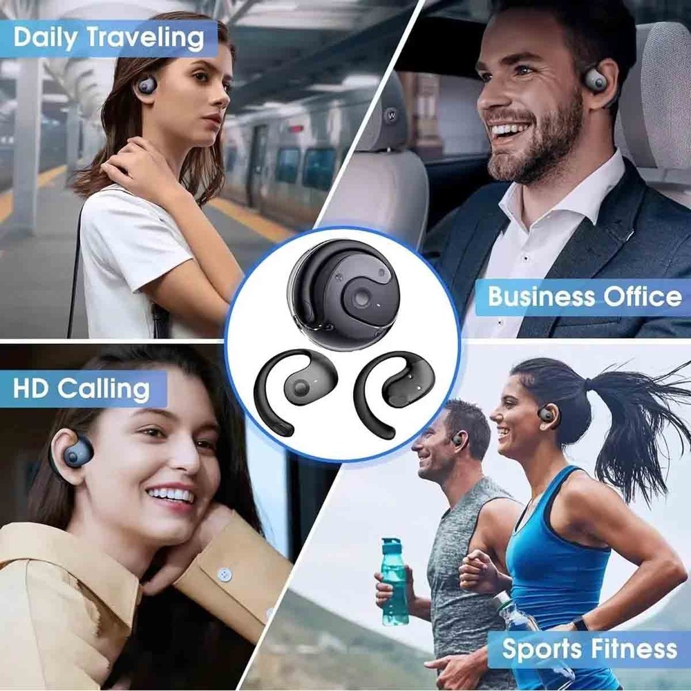 2026 Wireless Bluetooth 5.4 Earbuds Headphones For iPhone Samsung Galaxy Android