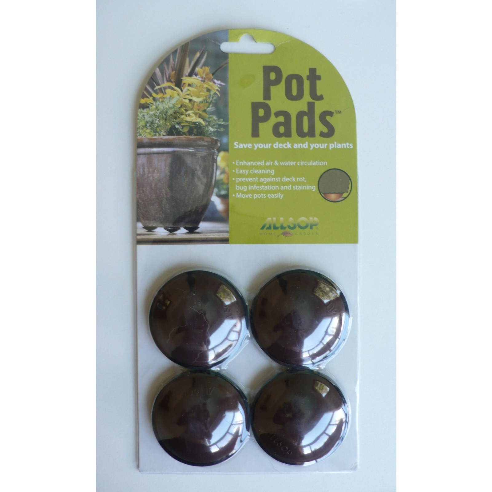 Planter Pot Pads - 4 Pack - Cocoa