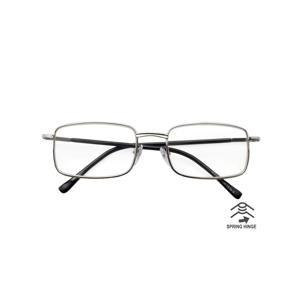 Reading Glasses Mens Womens 4 Pack Metal Frame Readers Eyeglasses Spring Hinge