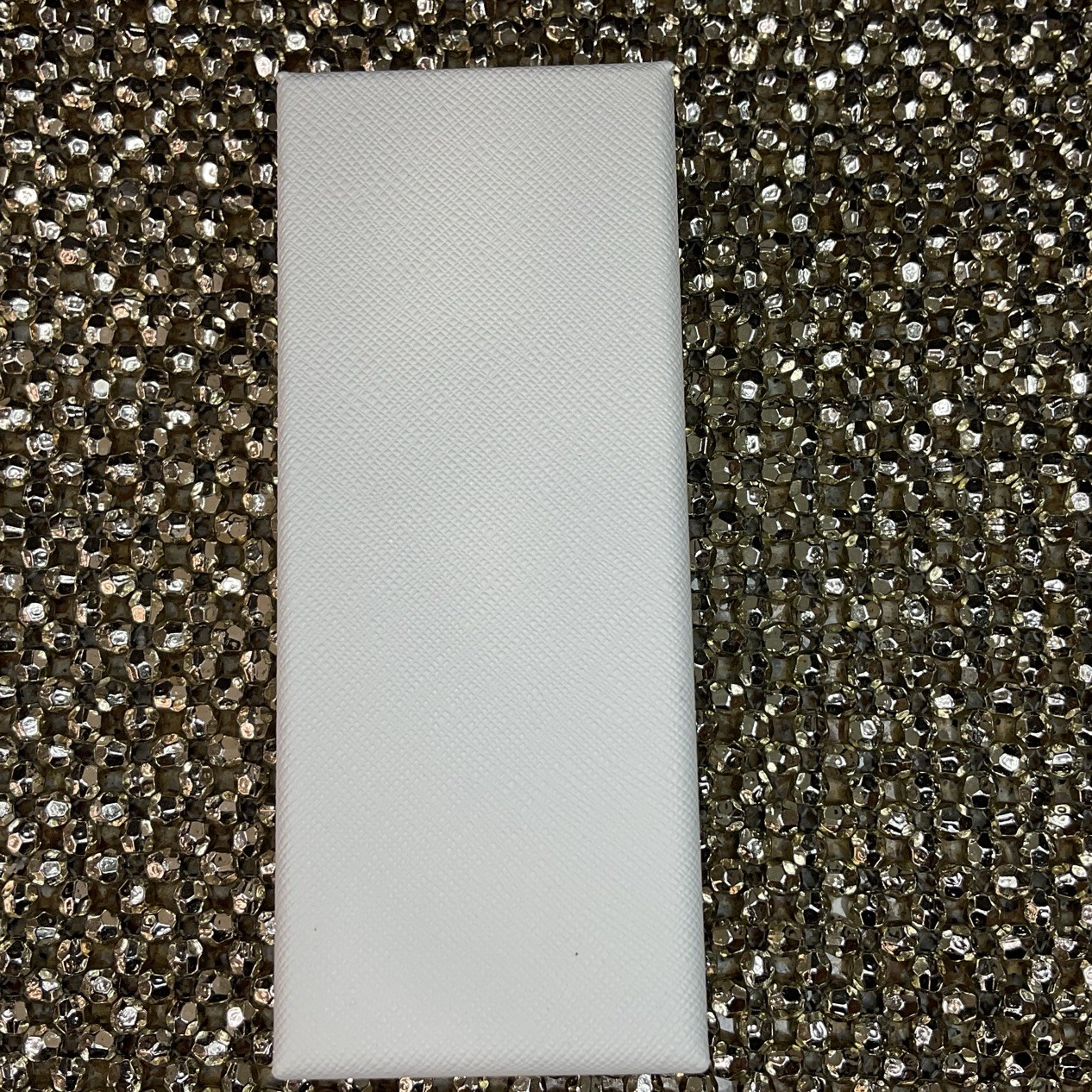 Prada XL Flip Top Eye/Sunglasses Saffiano Hard Case Drawstring Case & ClothWhite