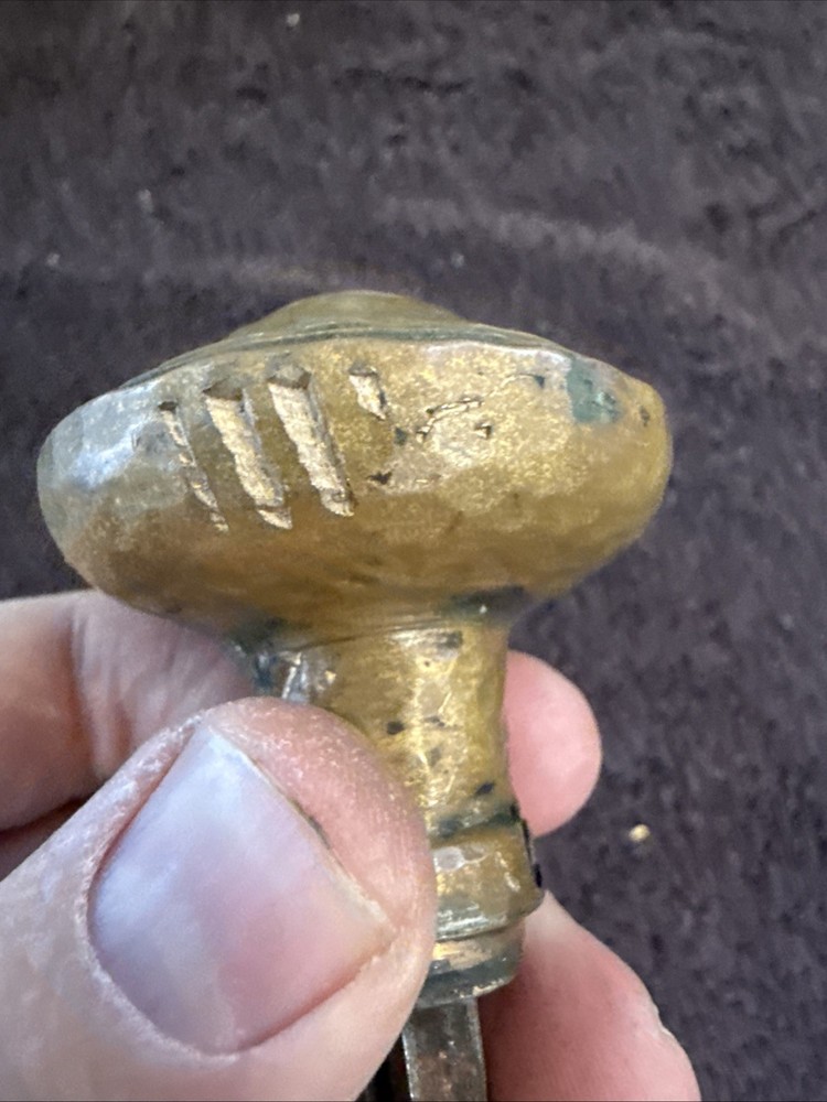 Antique heavy Solid Brass Doorknob