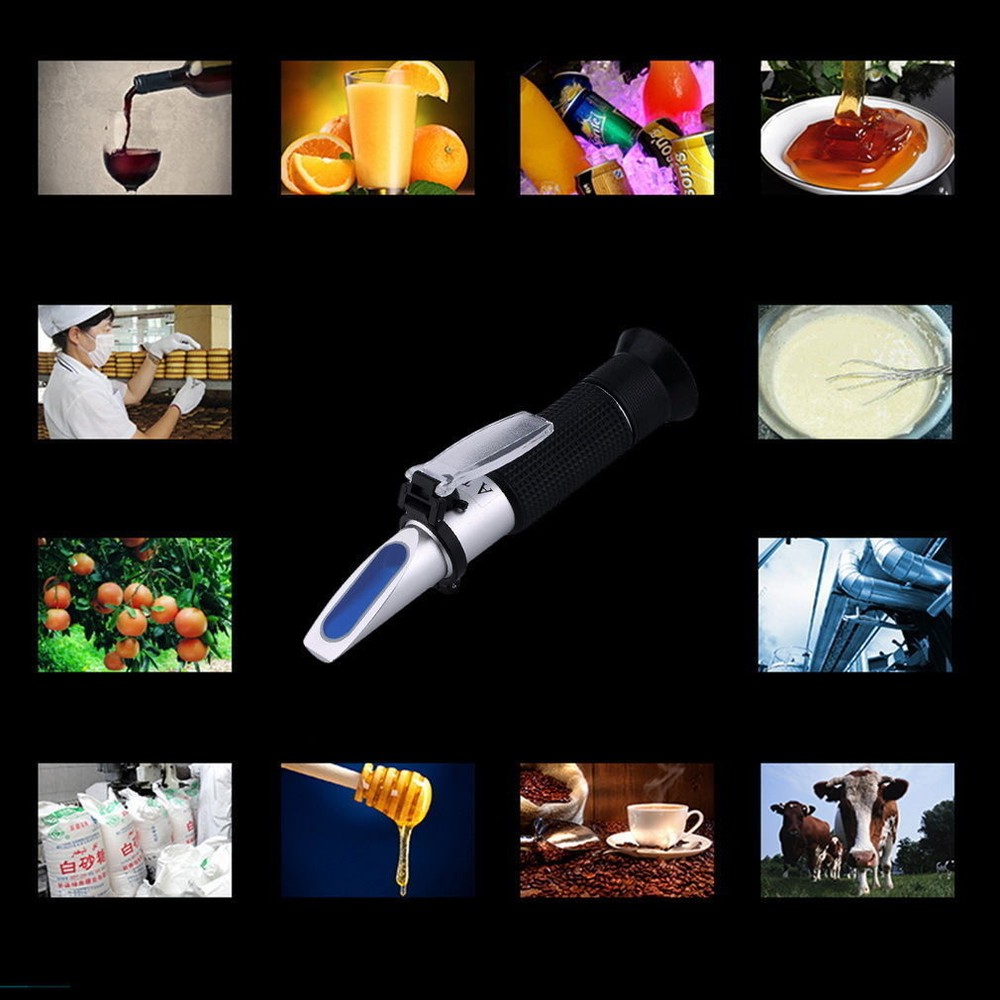 0-32% ATC Refractometer Brix Beer Fruit Juice Sugar Tester Meter Tool US