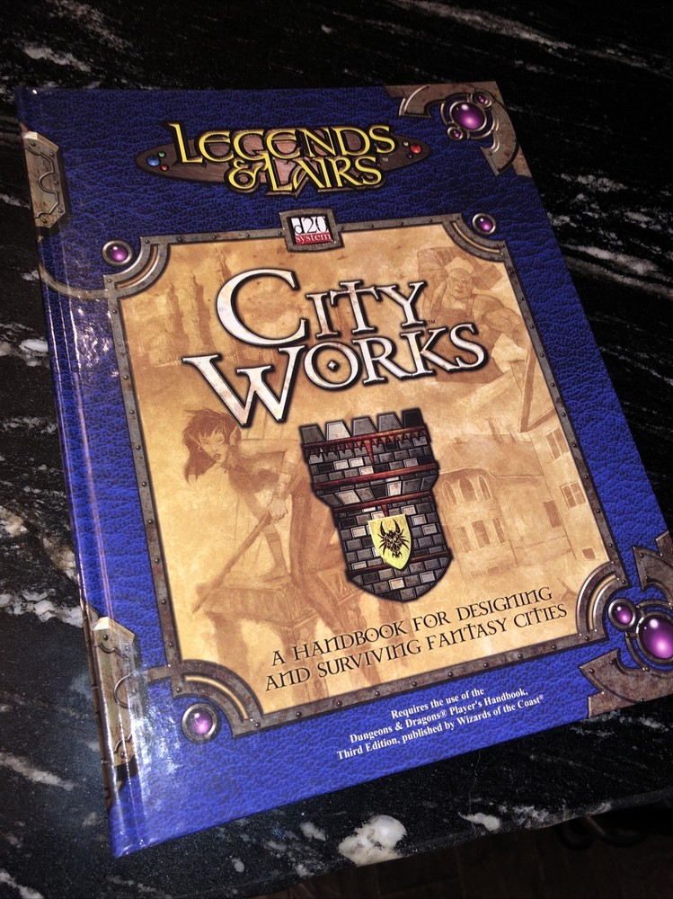 FFG Legends & Lairs City Works VG+