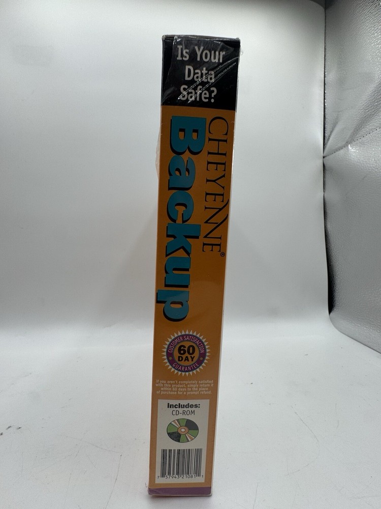 Vintage Cheyenne Backup Software V2.0 for Microsoft Windows ‘95 PC CD-ROM 1991