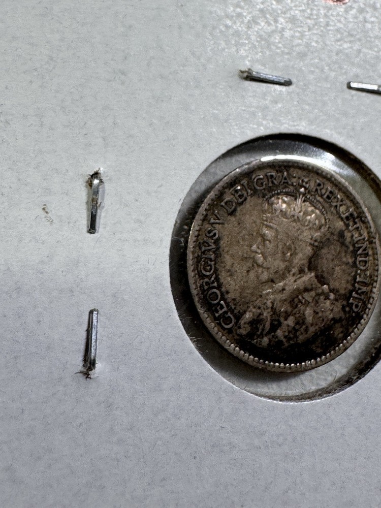1913 Canada 5 Cents Silver Coin