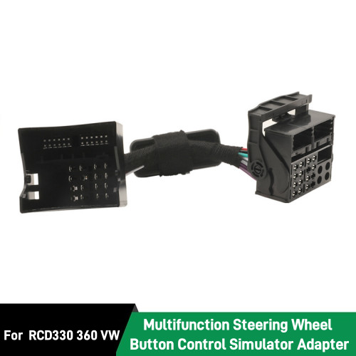 Multifunction Steering Wheel Button Control Simulator Adapter For  RCD330 360 VW