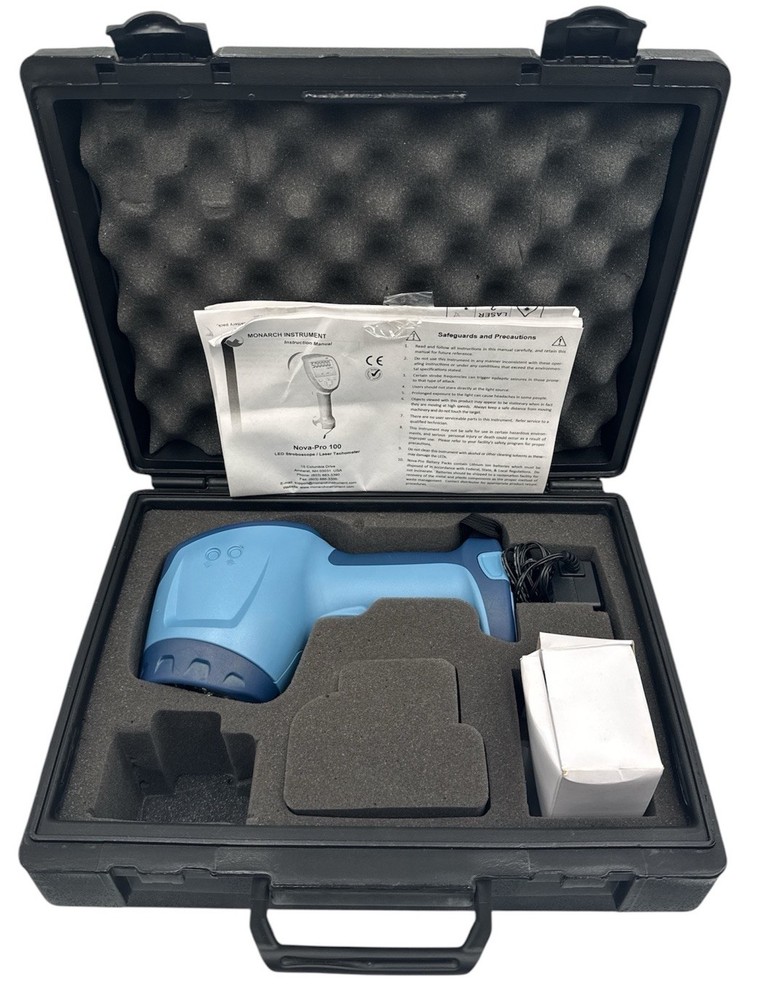 Monarch Nova-Pro 100 Stroboscope/Tachometer – With Case & Manual! Tested!