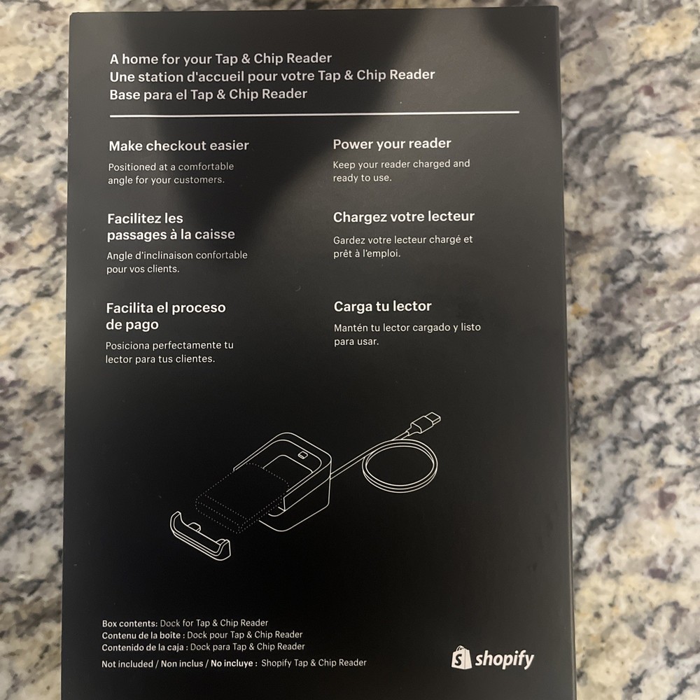 Shopify Dock for Tap and Chip Card Reader S1802B - New