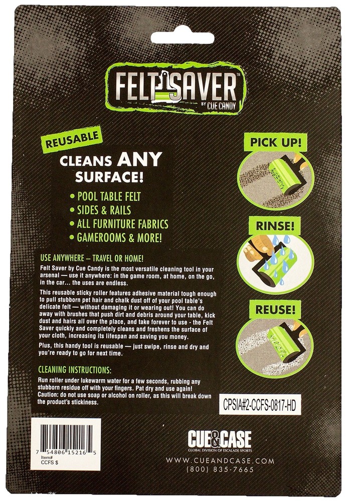 Pool Table Cloth Cleaner Tool Felt Saver