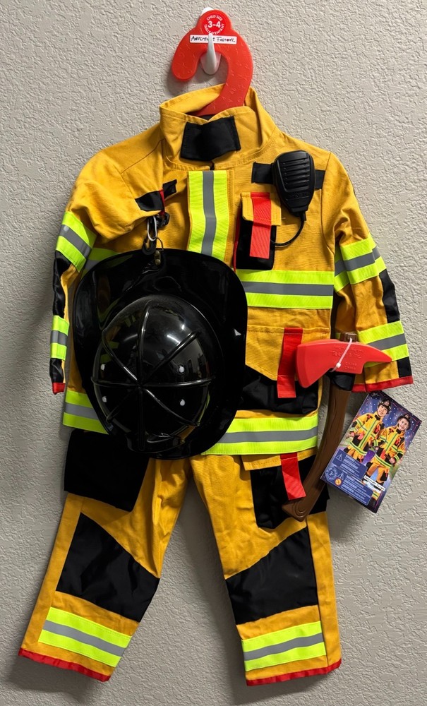 Kid's Teetot & Co Firefighter Costume - Multiple Sizes!