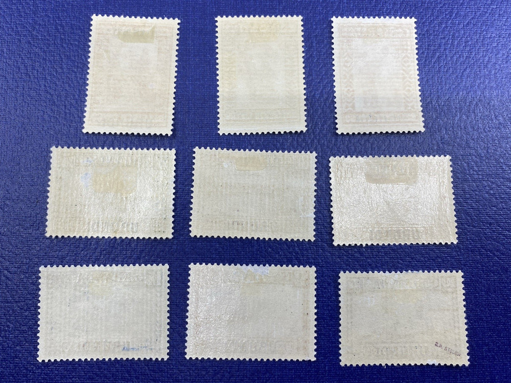 Ruanda-Urundi SC# B3-B11 Mint Hinged Complete Set, 1930