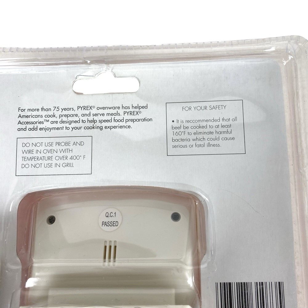 Pyrex Accessories Digital Thermometer And Timer #31073 New Sealed