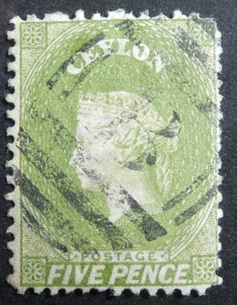 Ceylon Scott # 52, Used