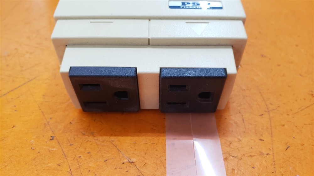 ⭐️⭐️⭐️⭐️⭐️ Vintage PSP Wall Mount 2 Outlet Powertracker W100PPS Surge Protector