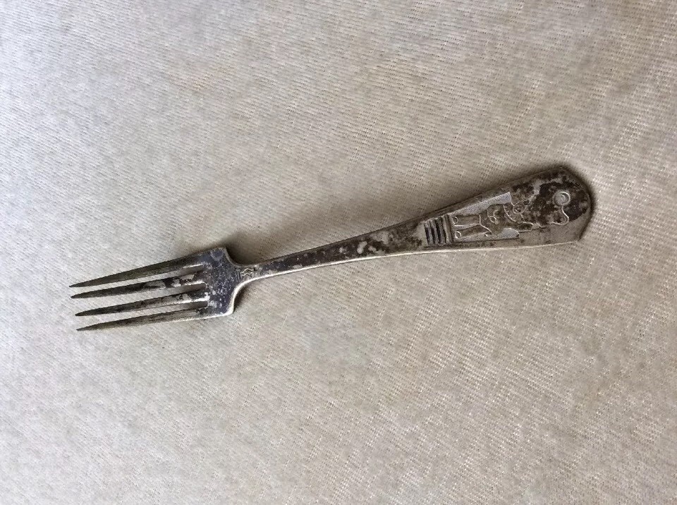 Vintage Child Fork with Clown
