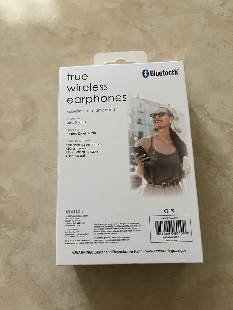 Vivtar Bluetooth True Wireless Earphones