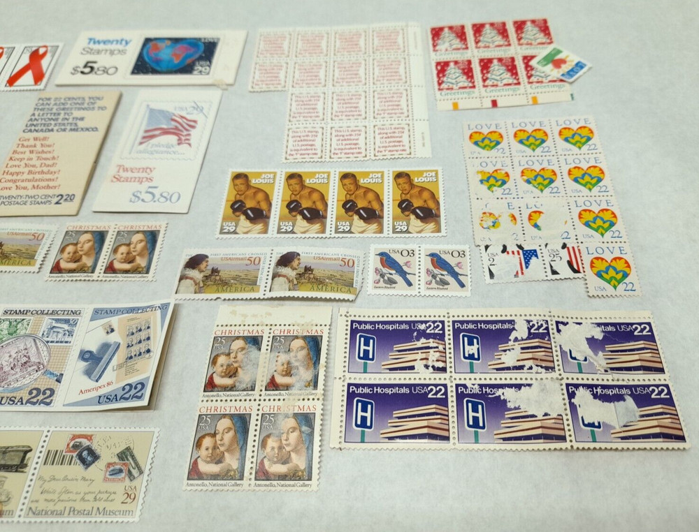 Small US Stamp Collection - Unused - $25+ in Face Value