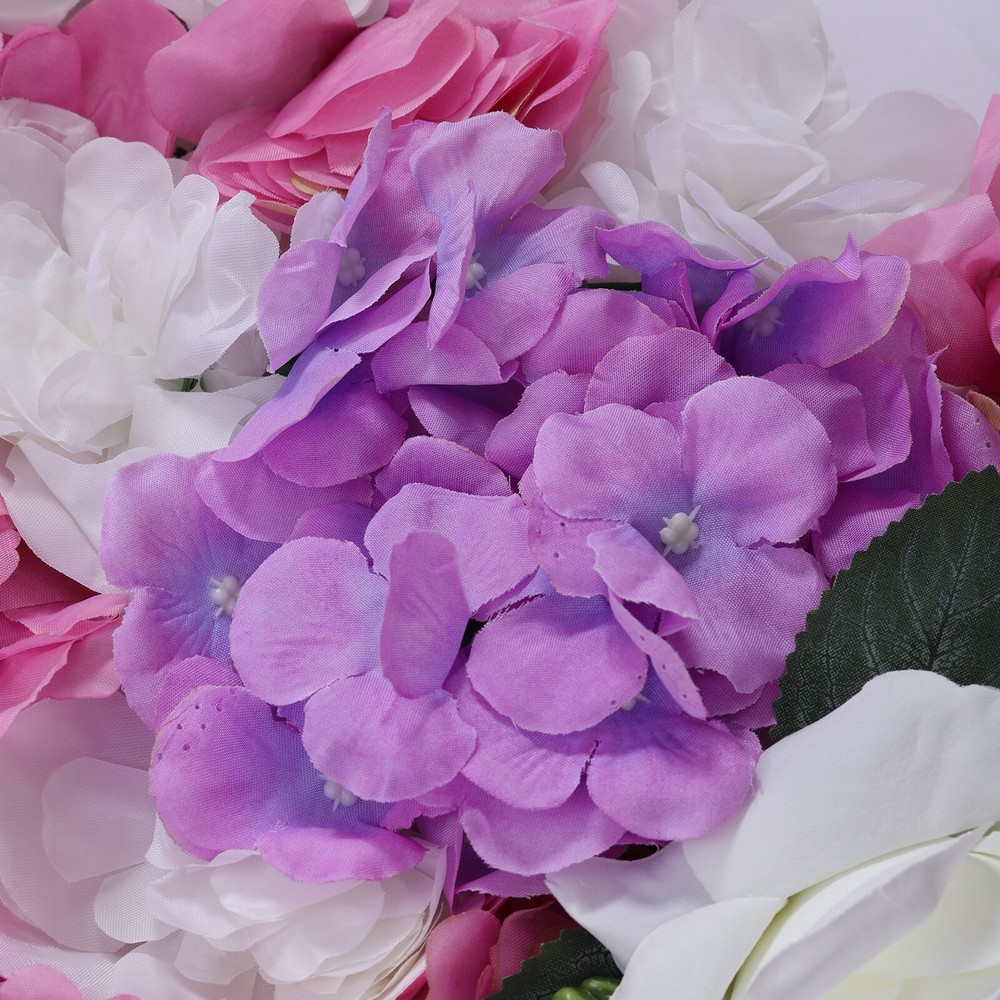 6 Pcs Artificial Hydrangea Flower Wall Panel For Wedding Party Backdrop 60X40CM