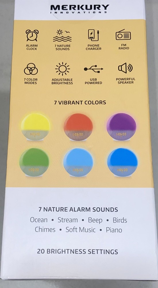 Renew Sunrise Simulation Wake-Up Lamp and Clock