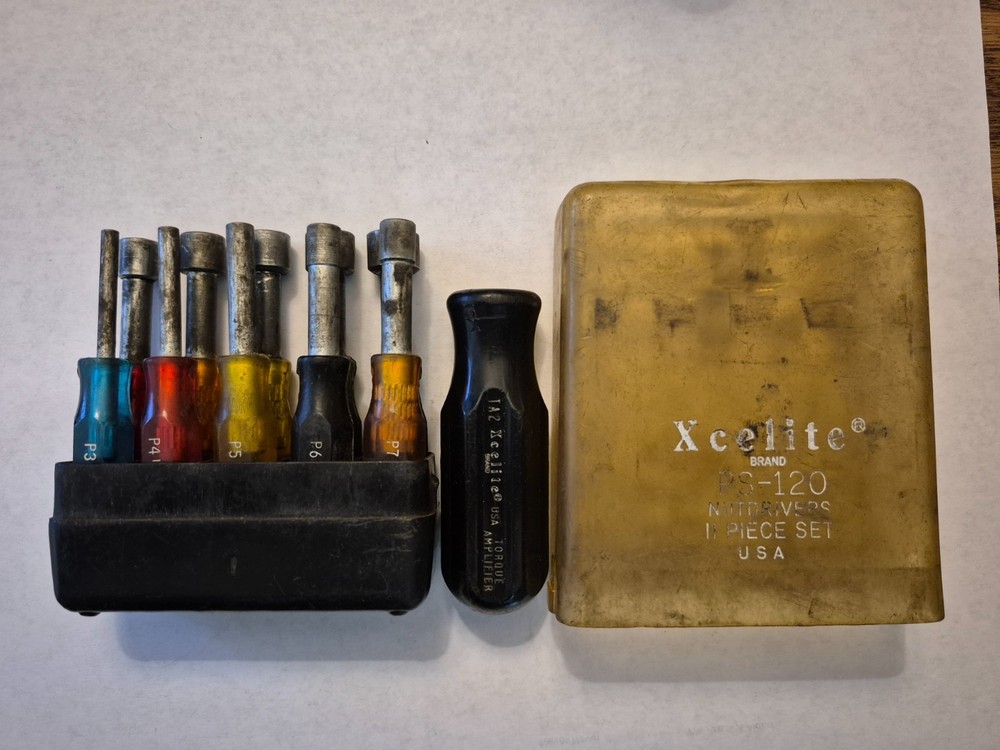 Xcelite USA PS-120 Mini Nutdriver 11 Piece Set