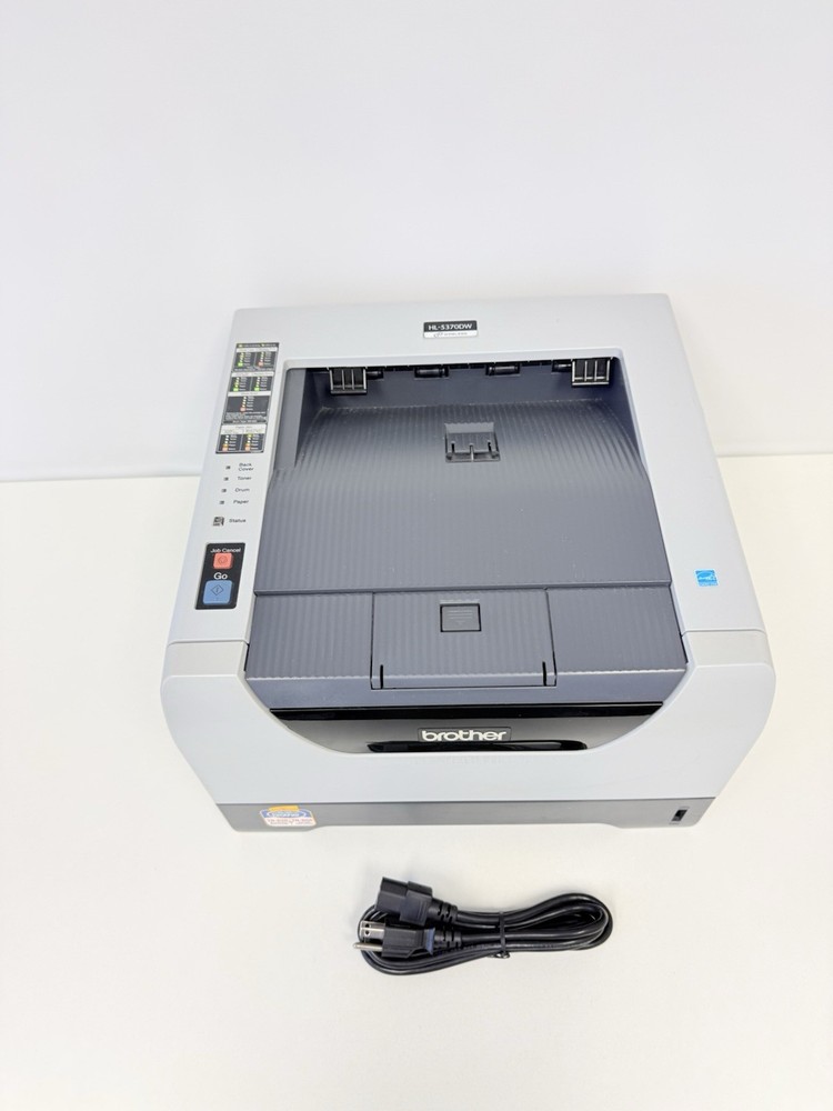 BROTHER HL-5370DW Workgroup Laser Printer Duplex W/ Cord Tested
