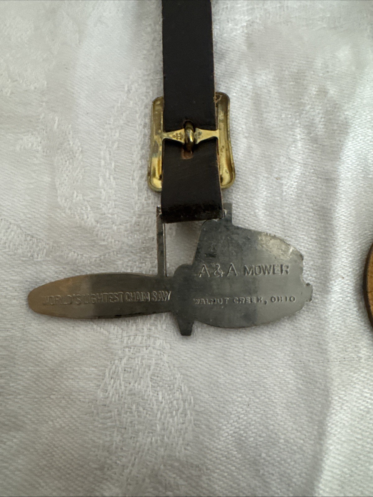 McCulloch Chainsaw Watch Fob Lot & Tie clip/Money Clip