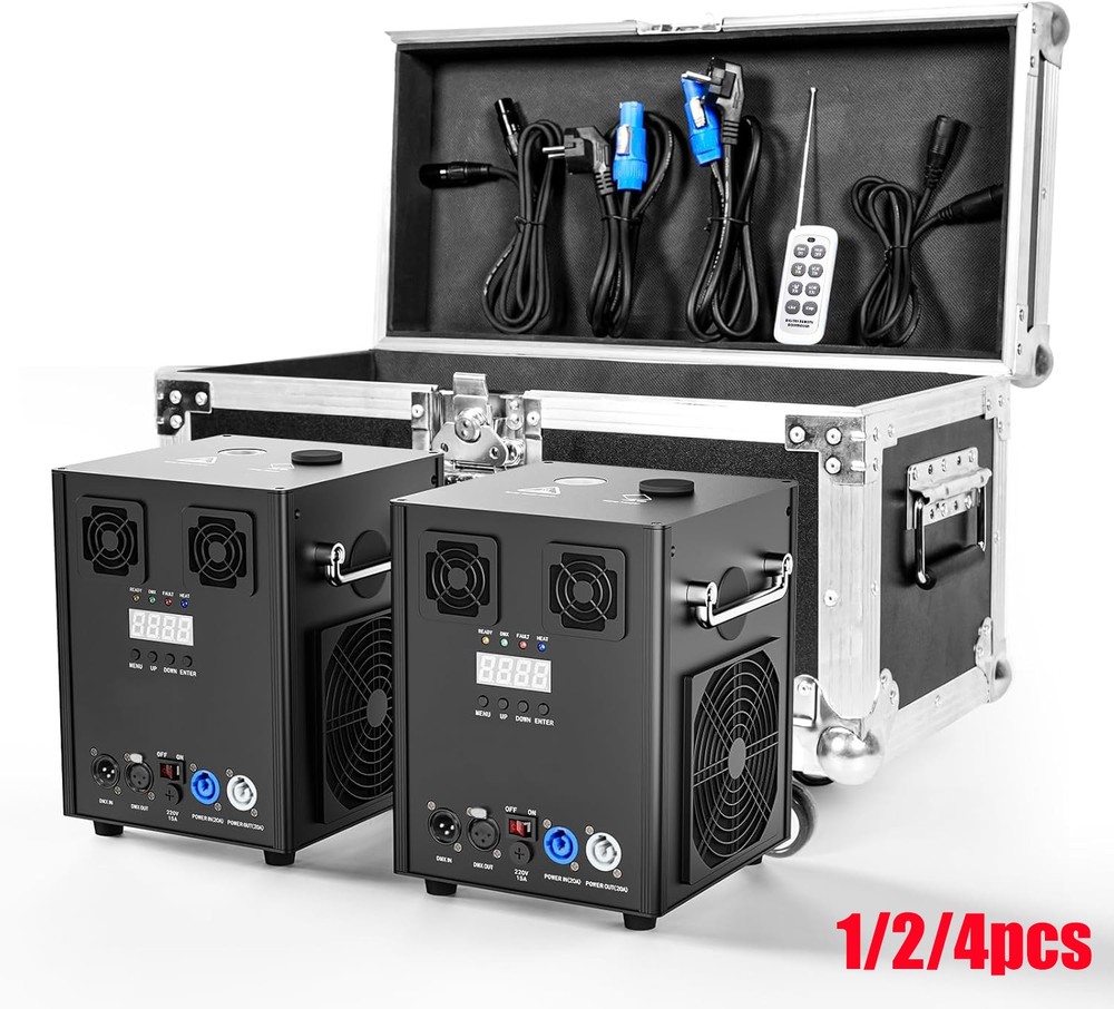 Large Cold Spark Machine 700W Stage Effect DMX Firework Wedding 6.6-9.8ft w/Case