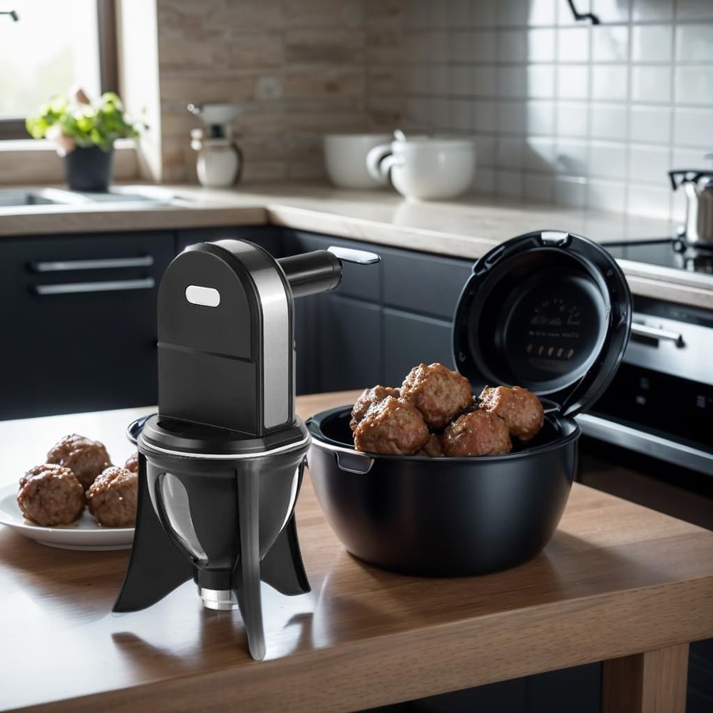 Electric Sweet Ball Maker Small Automatic Luqaimat Machine Meatball Maker