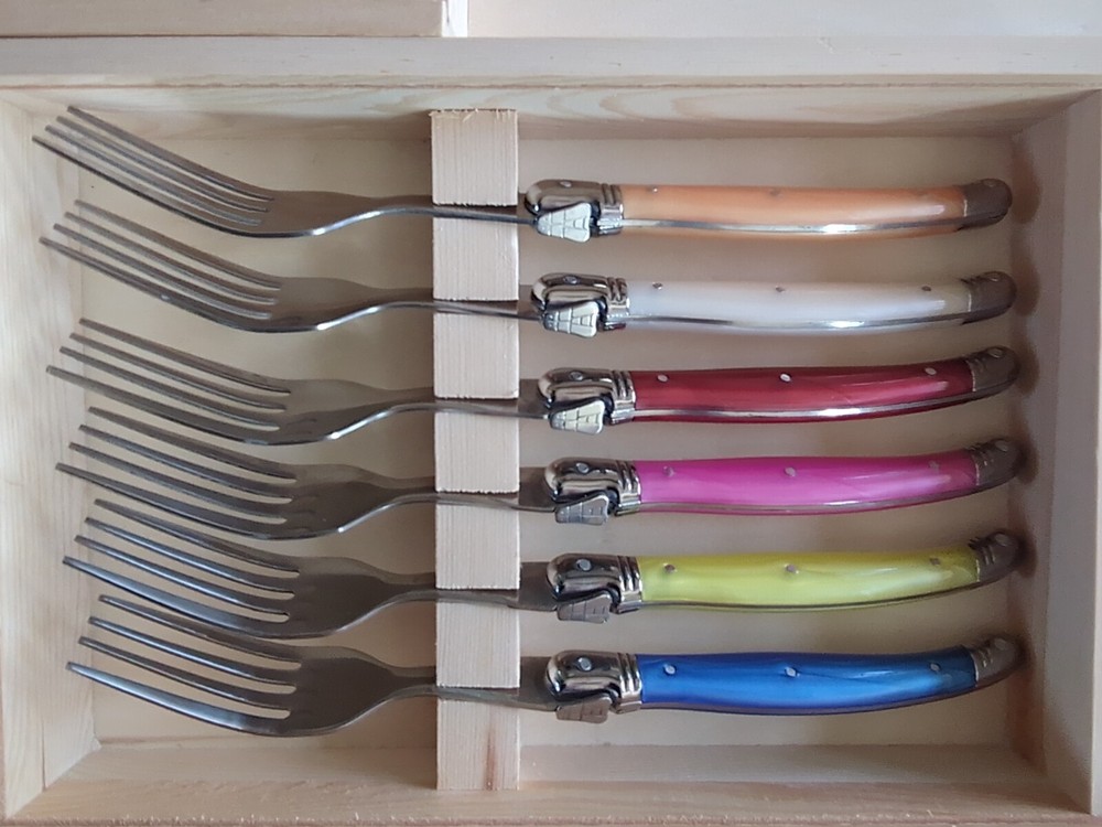 18pc Not branded Laguiole Like Flatware Set NIB