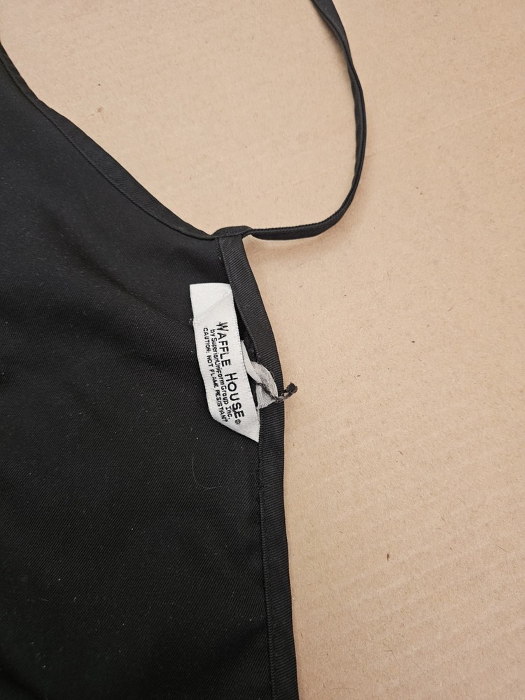 Authentic Waffle House Apron with v-neck front pockets and adjustable strap