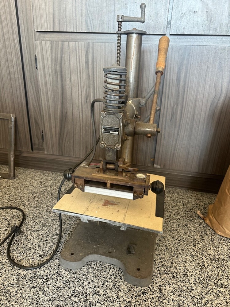 Kwikprint Hot Stamping Machine Model 86