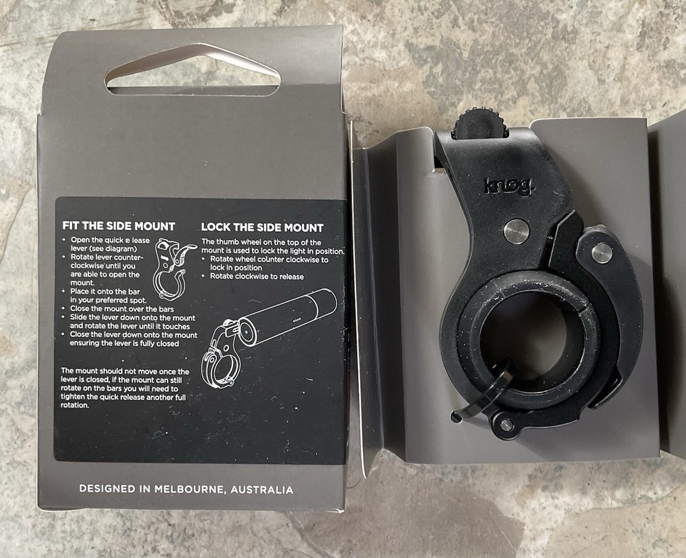 Knog PWR Side mount - New in box
