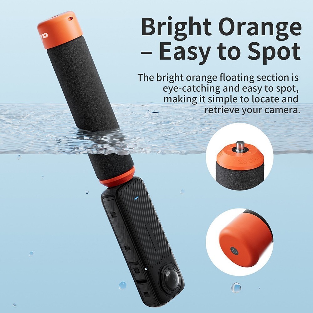 Efficient Floating Handle for Action Cameras with Enhanced Security Design