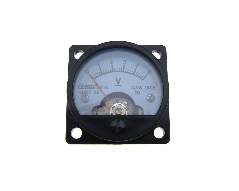 DC 5V Analog Needle Panel DC Voltage Voltmeter SO-45