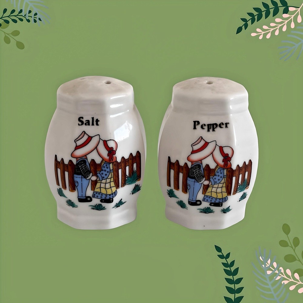 Vintage 5 Piece Ceramic Condiment Set