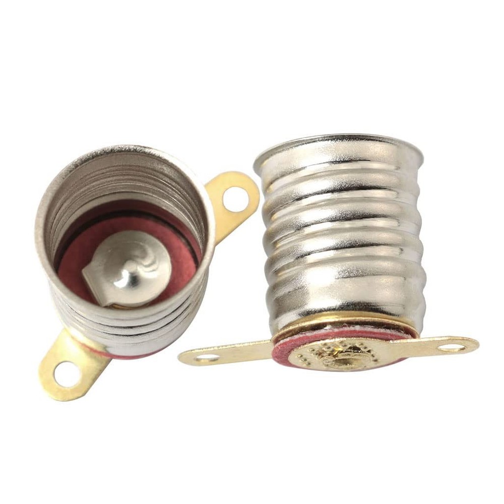 MEETOOT 10pcs E10 Mini LED Bulb Socket Student Physics Experiment Screw Base...