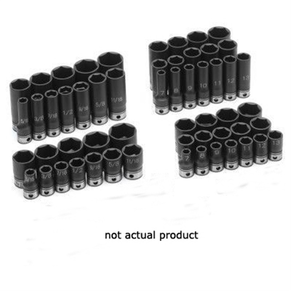 Grey Pneumatic 3/8" Drive x 17mm Deep Duo-Socket - 12 Point