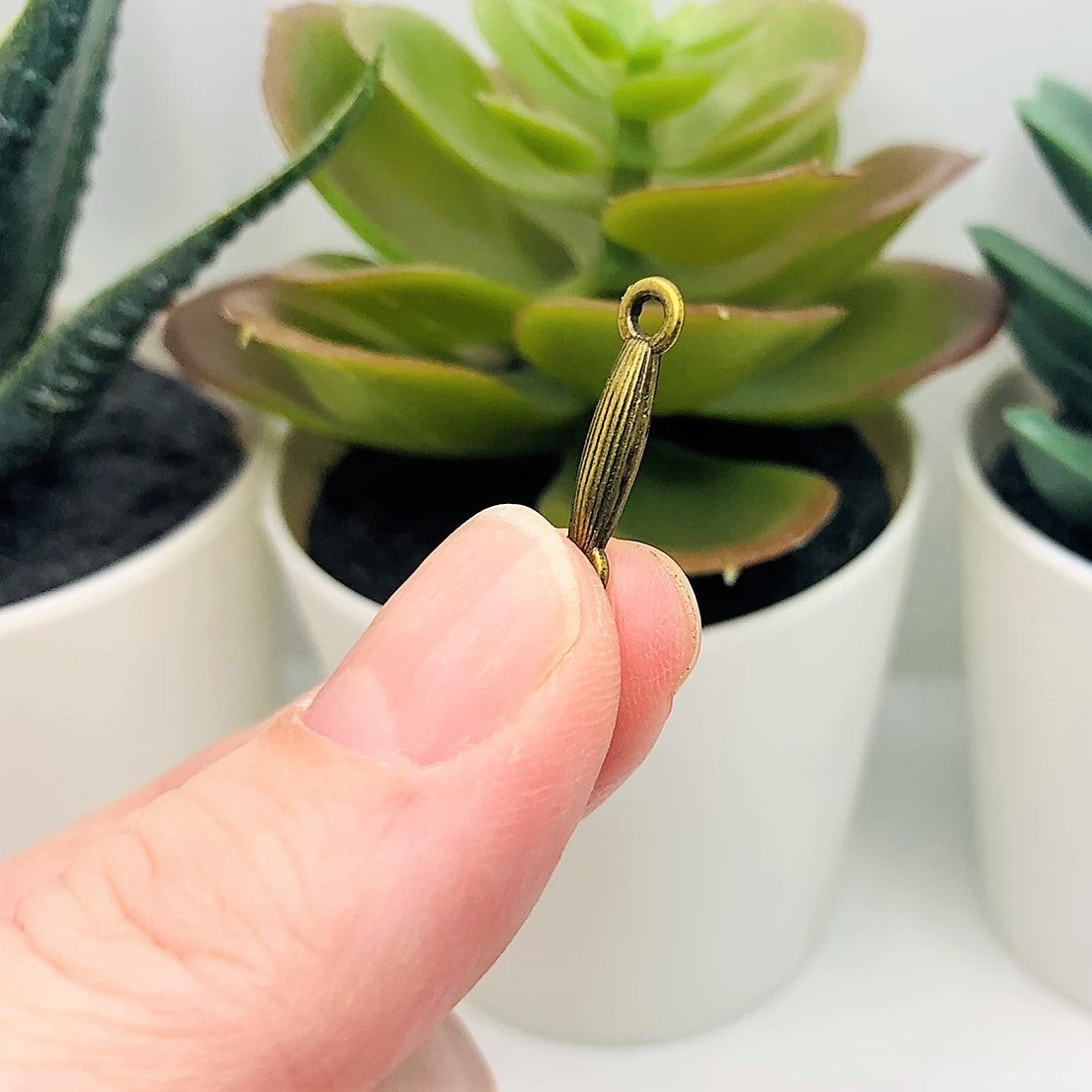 Bronze Decorative Bar Connectors, 18x3.5mm - US Seller