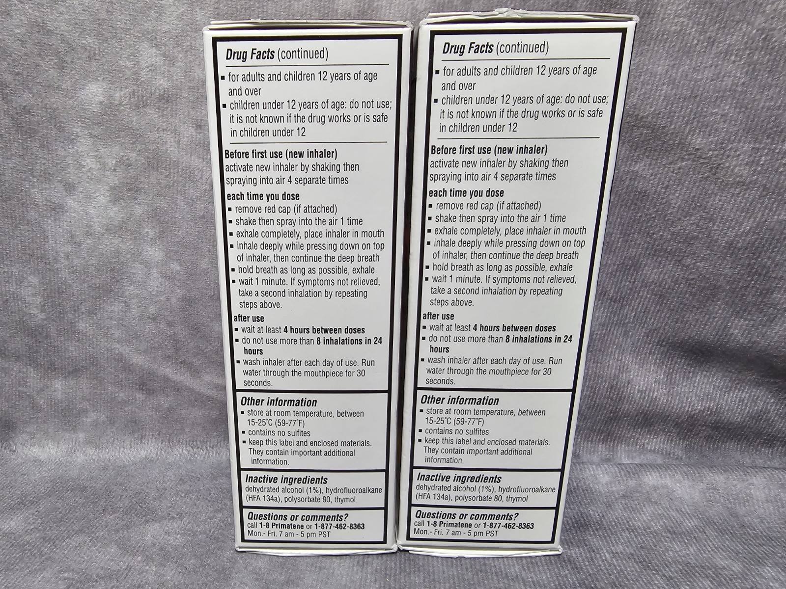 2-Pack - Primatene Mist Epinephrine Inhalation Aerosol New EXP 08/2026+ Fast 🚢