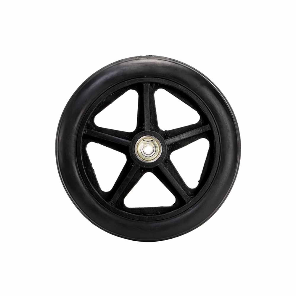 4 Pack 6 Inch Wheelchair Walker Wheels Solid Front Caster with Axles