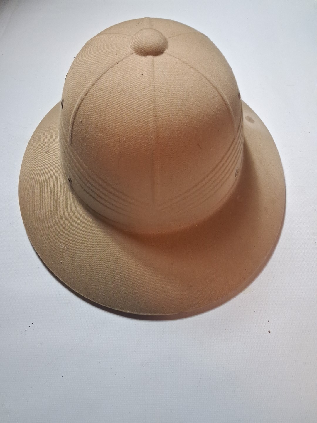 Vintage 1960's Vietnam War Era Pith Helmet Sun DSA-100-4036 - With Liner & Strap