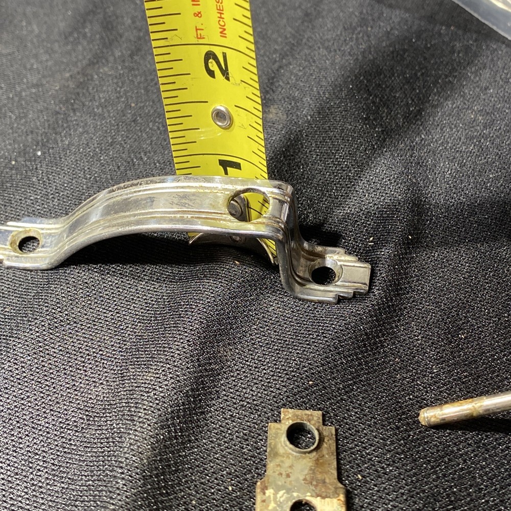 Vintage Art Deco Chrome Kitchen Drawer Cabinet Pulls