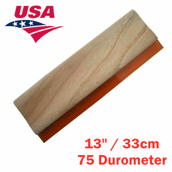 13 in Screen Printing Squeegee Ink Scraper Silk Stencil Printing DIY 75 Duro