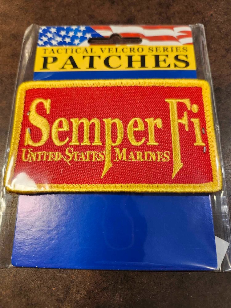 US Marine Corps "Semper Fi" Hook & Loop Patch (N281)